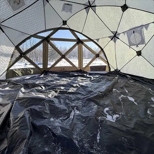 Namet2 Зимовий намет з середини